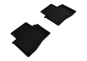 Acura RLX Floor Mat - Rear - 3D MAXpider - Kagu Series - Black - `14-`20